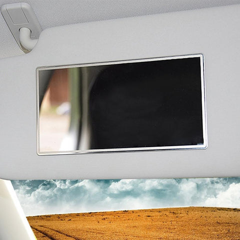 15*8CM Practical Design Auto Car Makeup Mirror
