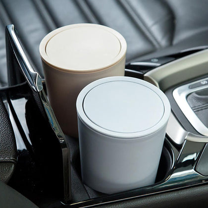 New Car Garbage with Lid Can Car Trash Bin