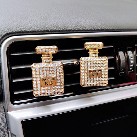 Inlay Water Drill No5 Perfume Bottle Car Air Freshener