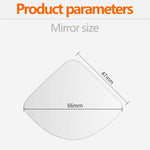 1 Pair Car 360 Degree Framless Blind Spot Mirror
