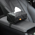 Universal PU Leather Car Tissue Box