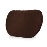Embroidery Car Headrest Ultra Soft Suede Pillow
