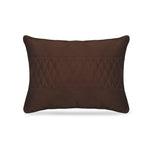 Embroidery Car Headrest Ultra Soft Suede Pillow