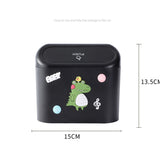 Car Trash Bin Hanging Square Pressing Type Trash Can