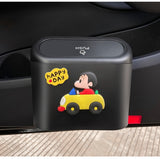 Car Trash Bin Hanging Square Pressing Type Trash Can