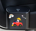 Car Trash Bin Hanging Square Pressing Type Trash Can