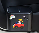 Car Trash Bin Hanging Square Pressing Type Trash Can