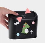 Car Trash Bin Hanging Square Pressing Type Trash Can